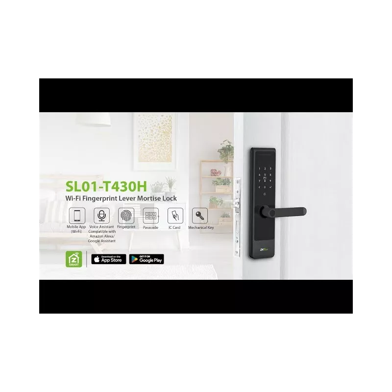 Serrure biométrique ZKTeco SL01-T430H RFID