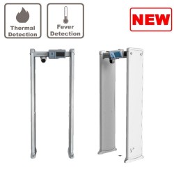 Portique détecteur de métaux 18 zones  dépistage fièvre HIKVISION