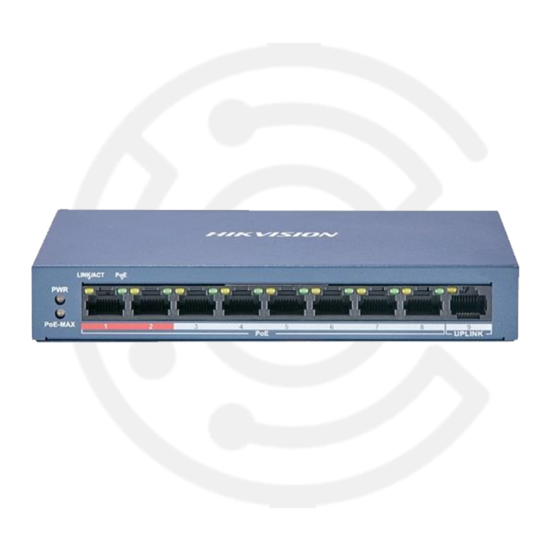 Switch POE manageable 8 ports HIKVISION