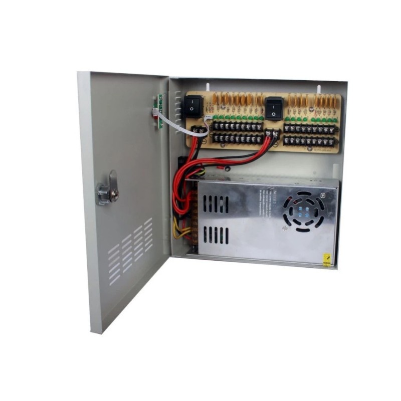 Alimentation stabilisée filtrée 18 canaux ZKTECO