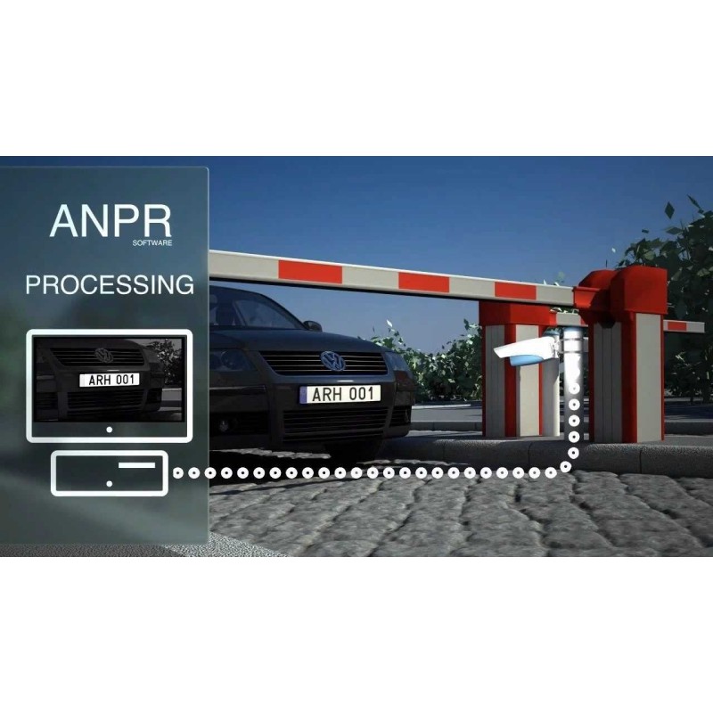 Caméra ANPR canon, 4MPixels, Reconnaissance de plaque d'immatriculation HIKVISION